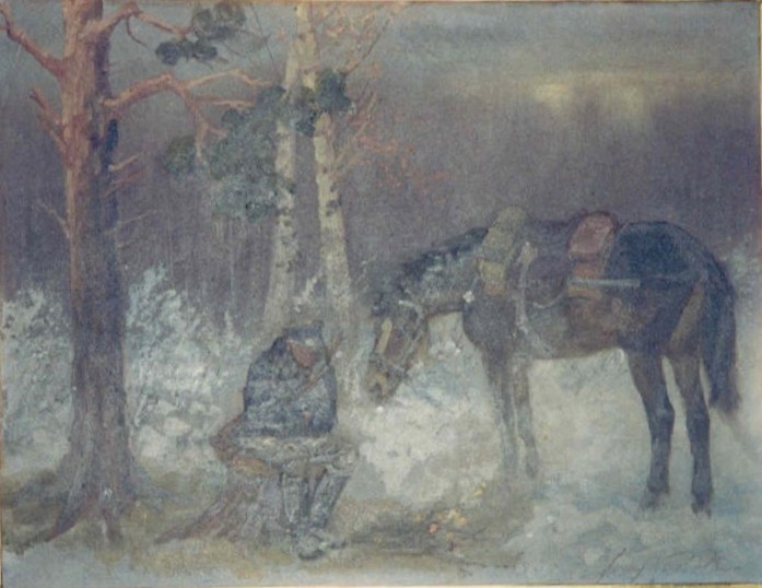 Żołnierz i jego koń